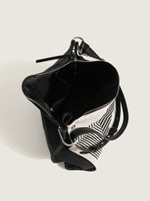 High Capacity Geometric Pattern Tote Bag